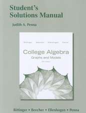 College Algebra: Student's Solutions Manual