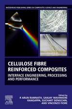 Cellulose Fibre Reinforced Composites: Interface Engineering, Processing and Performance