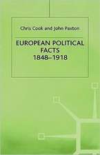 European Political Facts, 1848-1918