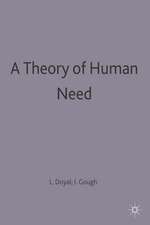 A Theory of Human Need