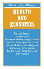 Health and Economics: Proceedings of Section F (Economics) of the British Association for the Advancement of Science, Bristol, 1986