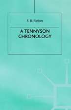 A Tennyson Chronology