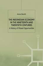 The Indonesian Economy in the Nineteenth and Twentieth Centuries: A History of Missed Opportunities