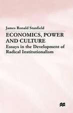 Economics, Power and Culture: Essays in the Development of Radical Institutionalism