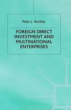 Foreign Direct Investment and Multinational Enterprises