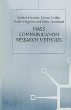 Mass Communication Research Methods