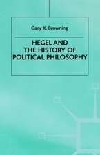 Hegel and the History of Political Philosophy