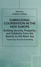 Subregional Cooperation in the New Europe: Building Security, Prosperity and Solidarity from the Barents to the Black Sea