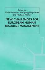 New Challenges for European Resource Management