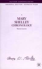 A Mary Shelley Chronology