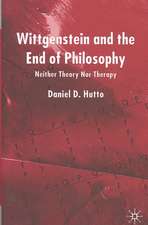 Wittgenstein and the End of Philosophy