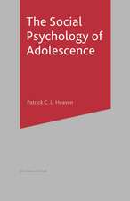 The Social Psychology of Adolescence