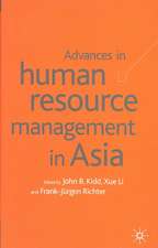 Advances in Human Resource Management in Asia