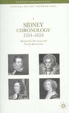 A Sidney Chronology: 1554-1654