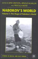 Nabokov's World: Volume 1: The Shape of Nabokov's World