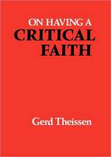 On Having a Critical Faith