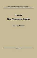 Twelve New Testament Studies