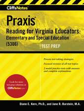 CliffsNotes Praxis Reading for Virginia Educators: Elementary and Special Education (5306)