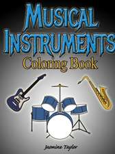 Musical Instruments Coloring Book