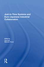 Just In Time Systems And Euro-japanese Industrial Collaboration