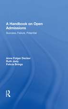 Handbook On Open Admissi