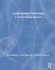 Contemporary Corrections: A Critical Thinking Approach