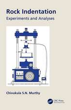 Rock Indentation: Experiments and Analyses