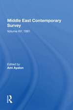 Middle East Contemporary Survey, Volume Xv: 1991