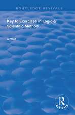 Key to Exercises in Logic and Scientific Method