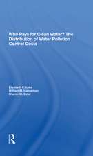 Who Pays For Clean Water?: The Distribution Of Water Pollution Control Costs