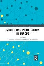 Monitoring Penal Policy in Europe