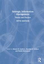 Strategic Information Management: Theory and Practice