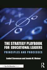 The Strategy Playbook for Educational Leaders: Principles and Processes