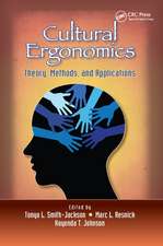 Cultural Ergonomics: Theory, Methods, and Applications