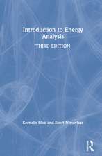 Introduction to Energy Analysis