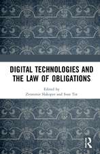 Digital Technologies and the Law of Obligations