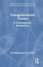 Transgenerational Trauma: A Contemporary Introduction