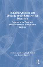 Thinking Critically and Ethically about Research for Education