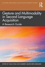 Gesture and Multimodality in Second Language Acquisition: A Research Guide