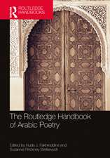 The Routledge Handbook of Arabic Poetry