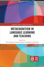 Metacognition in Language Learning and Teaching