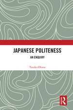 Japanese Politeness: An Enquiry