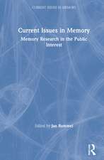Current Issues in Memory: Memory Research in the Public Interest