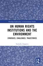 UN Human Rights Institutions and the Environment: Synergies, Challenges, Trajectories