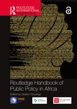 Routledge Handbook of Public Policy in Africa