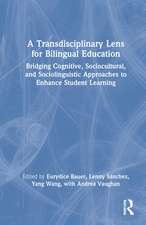 A Transdisciplinary Lens for Bilingual Education: Bridging Cognitive, Sociocultural, and Sociolinguistic Approaches to Enhance Student Learning