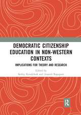 Democratic Citizenship Education in Non-Western Contexts: Implications for Theory and Research