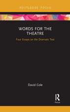 Words for the Theatre