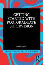 Getting Started with Doctoral Supervision