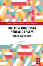 Interpreting Susan Sontag’s Essays